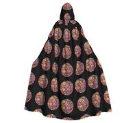WHJSHOP Cape à capuche pour adulte, motif saule, pour Halloween, jeux de rôle et fêtes costumées
