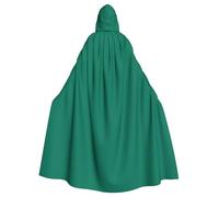 WHJSHOP Cape à capuche pour adulte motif vert malachite, sans fermeture éclair, confortable et durable pour les jeux de rôle