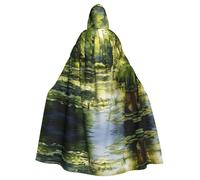 WHJSHOP Cape à capuche pour adulte sans fermeture éclair, confortable et durable pour les jeux de rôle