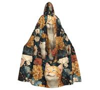 WHJSHOP Cape à capuche pour adulte « The little mouse I adore » pour Halloween, jeux de rôle et fêtes costumées