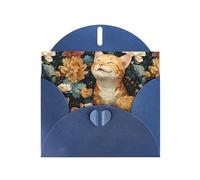 WHJSHOP Carte de vœux avec inscription « The little mouse I adore Prints » - Papier nacré de qualité supérieure, effet perlé double face, enveloppe en papier perlé avec boucle d'amour