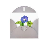 WHJSHOP Carte de vœux grise magnifique impression de gloire du matin, parfaite pour la Saint-Valentin, un anniversaire de mariage et des invitations de fête