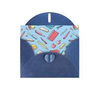 WHJSHOP Carte de vœux imprimée avec outils de prise de notes - Papier nacré de qualité supérieure, effet perlé double face, enveloppe en papier perlé avec boucle d'amour