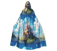 WHJSHOP Castle In The Bubble Picture Cape à capuche pour adulte pour homme et femme