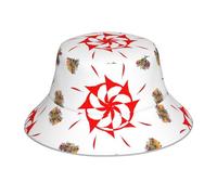 WHJSHOP Chapeau cloche réfléchissant et respirant pour homme et femme, pour voyage, camping, noir