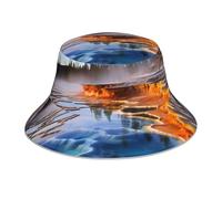 WHJSHOP Chapeau cloche réfléchissant respirant pour homme et femme, pour voyage, camping, noir