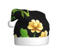 WHJSHOP Chapeau de Noël avec impression trèfle doré pour adulte pour hommes et femmes vêtements bandeau pour les occasions festives