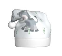 WHJSHOP Chapeau de Noël en peluche pour homme et femme avec motif âne souriant