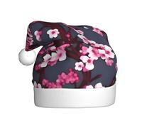 WHJSHOP Chapeau de Noël en peluche pour homme et femme Motif fleur de prunier