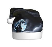 WHJSHOP Chapeau de Noël imprimé Cottage in the Cemetery pour adulte pour hommes et femmes vêtements bandeau pour les occasions festives