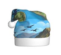 WHJSHOP Chapeau de Noël imprimé hirondelle volante printanière pour adulte, ce qui en fait un cadeau amusant et durable pour homme et femme