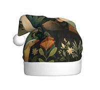 WHJSHOP Chapeau de Noël imprimé monde animal pour adulte, ce qui en fait un cadeau amusant et durable pour homme et femme