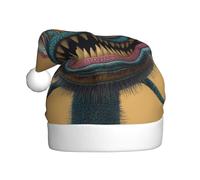 WHJSHOP Chapeau de Noël imprimé monstre dopamine pour adulte, ce qui en fait un cadeau amusant et durable pour homme et femme