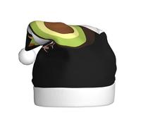 WHJSHOP Chapeau de Noël imprimé pigeon blanc avec avocat pour adulte, ce qui en fait un cadeau amusant et durable pour homme et femme