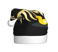 WHJSHOP Chapeau de Noël imprimé soleil souriant et petit canard jaune pour adulte, ce qui en fait un cadeau amusant et durable pour homme et femme