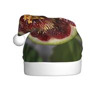 WHJSHOP Chapeau de Noël imprimé The sweetness of figs pour adulte, doux, léger et moelleux pour homme et femme