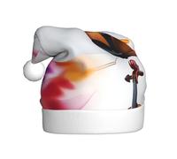WHJSHOP Chapeau de Noël imprimé violon musical pour adulte, ce qui en fait un cadeau amusant et durable pour homme et femme