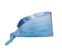 WHJSHOP Chapeau de Travail Respirant Cygne dans Lac Imprimé pour Chef Soins du Visage Fitness Noir