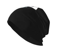 WHJSHOP Chapeau Kni tricoté tendance pour adulte, petit serpent sur la jetée de pierre, léger, extensible et chaud Noir
