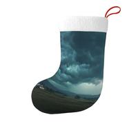 WHJSHOP Chaussettes de Noël avec impression « The storm after the calm » - Grande capacité - Décoration de Noël
