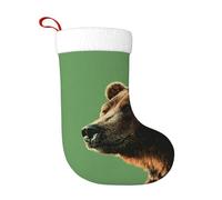 WHJSHOP Chaussettes décoratives de Noël avec ours regardant de loin pour Halloween, Noël et Nouvel An