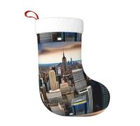 WHJSHOP Chaussettes décoratives de Noël imprimées Europe et Amérique C pour décoration pendant Halloween, Noël et Nouvel An