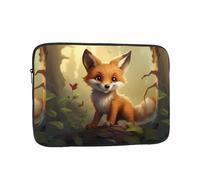 WHJSHOP Clever Little Fox Housse pour ordinateur portable - Housse résistante aux chocs pour ordinateur portable pour homme et femme, voyage d'affaires, école et bureau