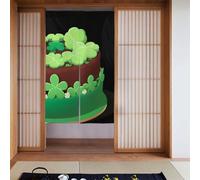 WHJSHOP Clover Cake Picture Rideau de porte avec séparation pour cuisine, salle de bain, chambre 86,4 x 142,2 cm