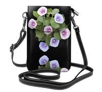 WHJSHOP Colorful Morning Glory Picture Petit sac à bandoulière en cuir pour femme, imperméable et durable