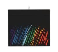 WHJSHOP Colorful World Tapis de cuisine absorbant en microfibre super absorbante et antidérapant