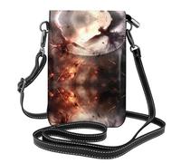 WHJSHOP Confronting Giant Birds Picture Petit sac à bandoulière en cuir pour femme, imperméable et durable