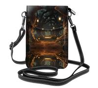 WHJSHOP Dark Forest Lights Petit sac à bandoulière en cuir pour femme, imperméable et durable