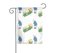 WHJSHOP Drapeau de jardin avec inscription « Grandma looking at the sea of flowers » - 30,5 x 45,7 cm - Pour décoration de cour avec une largeur de poteau de 3 cm (drapeau uniquement, mât non inclus)
