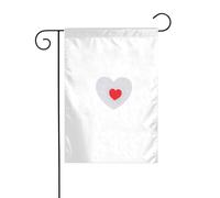 WHJSHOP Drapeau de jardin avec inscription Love in the Bubble - Décoration de cour - 30,5 x 45,7 cm - Épais et durable