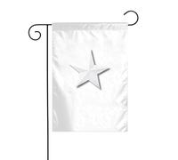 WHJSHOP Drapeau de jardin en forme d'étoile à cinq branches de la sagesse Décoration de cour 30,5 x 45,7 cm d'épaisseur et durable