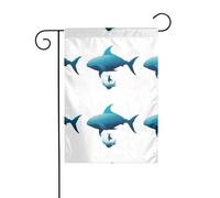 WHJSHOP Drapeau de jardin fantaisie vie dans l'océan Décoration de cour 30,5 x 45,7 cm d'épaisseur et durable