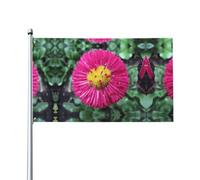 WHJSHOP Drapeau décoratif d'extérieur en polyester de haute qualité pour jardin, terrasse et présentations festives 0,9 x 1,5 m