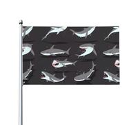 WHJSHOP Drapeau décoratif d'extérieur en polyester de haute qualité pour jardin, terrasse et présentations festives 0,9 x 1,5 m