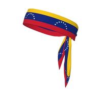 WHJSHOP Drapeau du Venezuela Impression Sport Foulard Double Face Séchage Rapide Léger Respirant et Réglable
