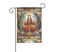 WHJSHOP Drapeaux de jardin avec image de dieu féminin 30,5 x 45,7 cm pour décoration de cour avec une largeur de poteau de 3 cm (drapeau uniquement, mât non inclus)