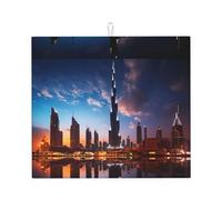 WHJSHOP Dubai Sidewinder Tower Tapis de cuisine absorbant en microfibre super absorbante et antidérapant