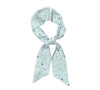WHJSHOP Écharpe longue en soie imprimée chimie pour femme, bande douce et lisse, accessoires de sac à main