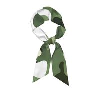 WHJSHOP Écharpe tendance pour femme Motif camouflage Vert - Accessoires pour cheveux - Écharpe polyvalente pour la Saint-Valentin et la fête des mères