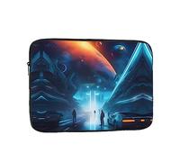 WHJSHOP Étui pour ordinateur portable Science Fiction Future Picture - Antichoc - Pour homme et femme - Pour les voyages d'affaires, l'école et le bureau - Utilisation quotidienne