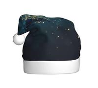 WHJSHOP Flash Firefly Pattern Chapeau de Noël en peluche pour homme et femme