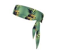 WHJSHOP Foulard de sport avec citation d'ananas psychologique, absorbant la transpiration et respirant, bandeau de mouvement, foulard double face