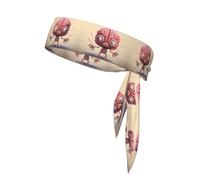 WHJSHOP Foulard de sport imprimé cerveau humain, absorbant la transpiration et respirant, bandeau de mouvement, foulard double face