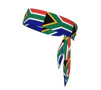 WHJSHOP Foulard de sport imprimé drapeau de l'Afrique du Sud, absorbant la transpiration et respirant, bandeau de mouvement, foulard double face