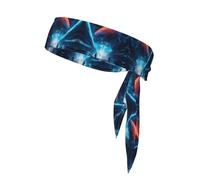 WHJSHOP Foulard de sport Science Fiction Future Printing absorbant la transpiration et respirant, bandeau de mouvement, foulard double face