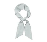 WHJSHOP Foulard long en soie imprimé blanc ciré pour femme, bande douce et lisse, accessoires de sac à main